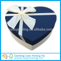 Different types heart shape chocolate packaging gift box